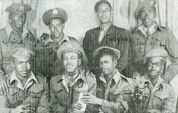 Bermuda Militia Infantry soldiers who served with the Caribbean Regiment.