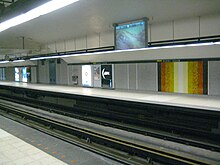 Yellow Line platform