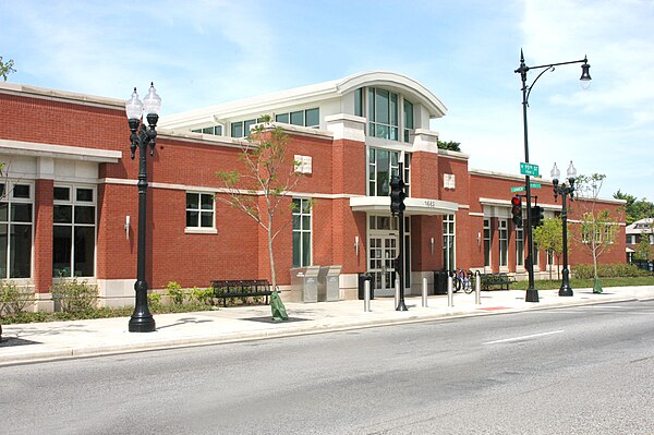 Chicago Public Library Beverly branch, located at 95th Street/Damen Avenue