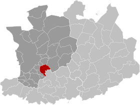 Localisation de Boechout (anc. Bouchout)