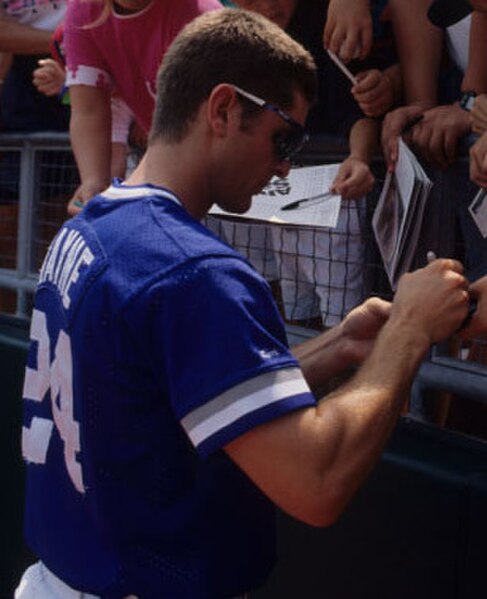 Mayne with the Kansas City Royals in 1992