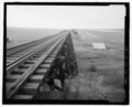 Bridge 46, view looking north at Milepost 46.27 - Camas Prairie Railroad, Second Subdivision, From Spalding in Nez Perce County, through Lewis County, to Grangeville in Idaho County, HAER ID-41-65.tif