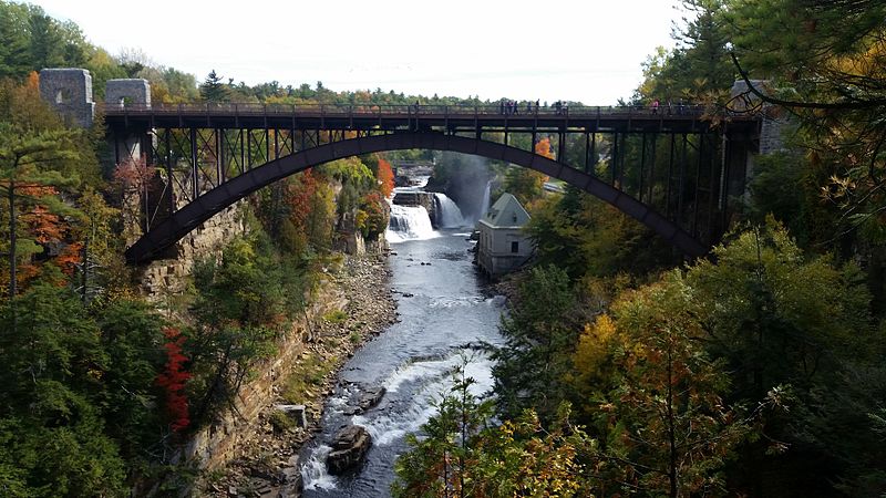 File:Bridge at AuSable Chasm.jpg