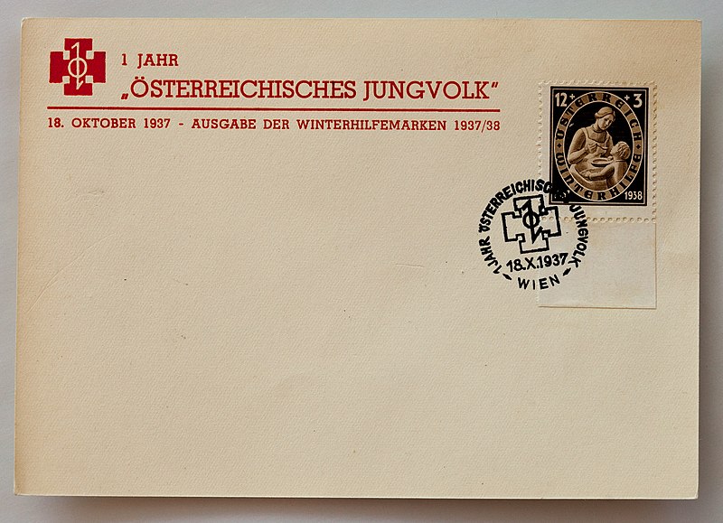 File:Briefmarke Österreich 1937 Ersttagsbrief Jungvolk Winterhilfswerk 1.JPG