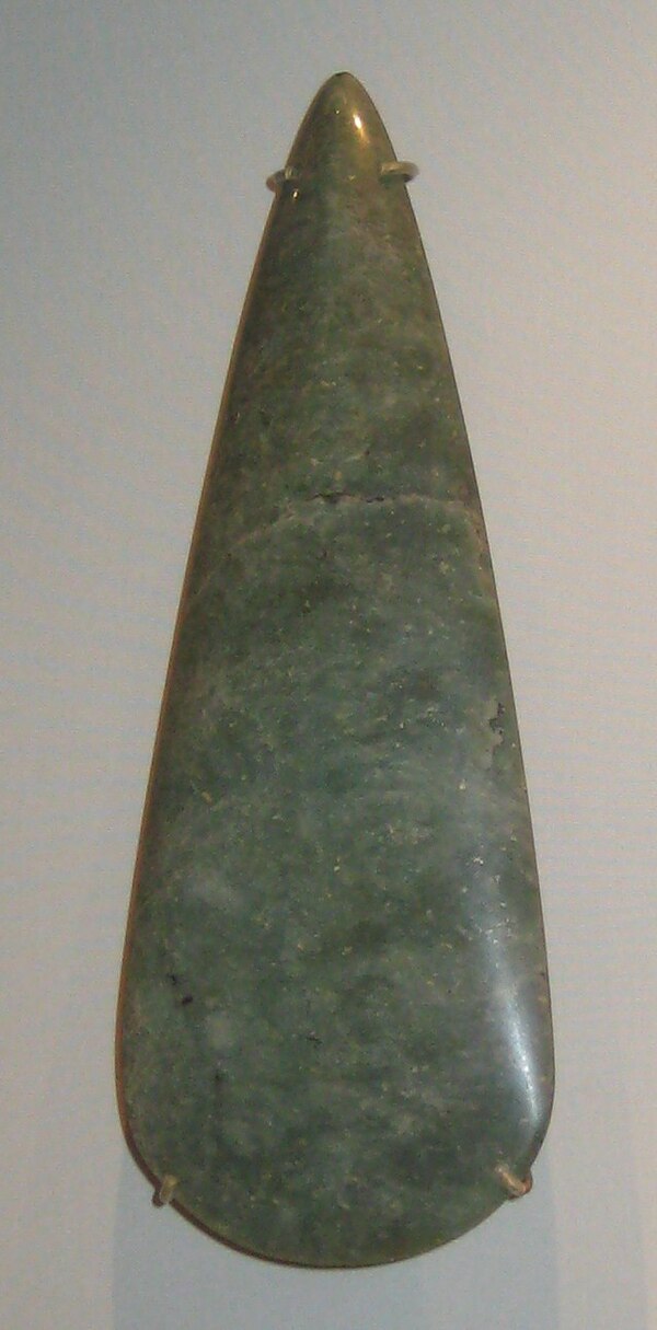 Neolithic jade axe