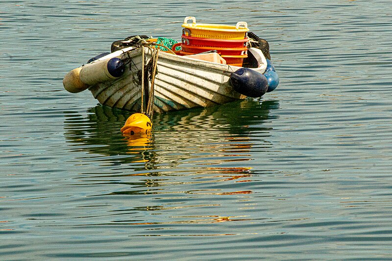 File:Brixham - Rowing boat.jpg
