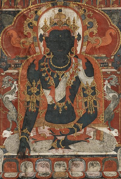 File:Buddha Akshobhya from Tibetan thangka.jpg