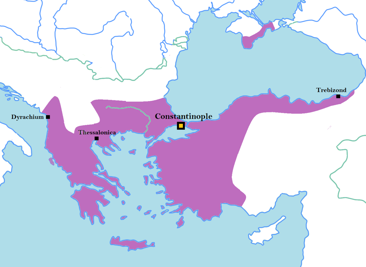 Византий современное название. Византийская Империя в 1204 году. Византийская Империя в 1203. Византийская Империя на карте. Византийская Империя на пике могущества.