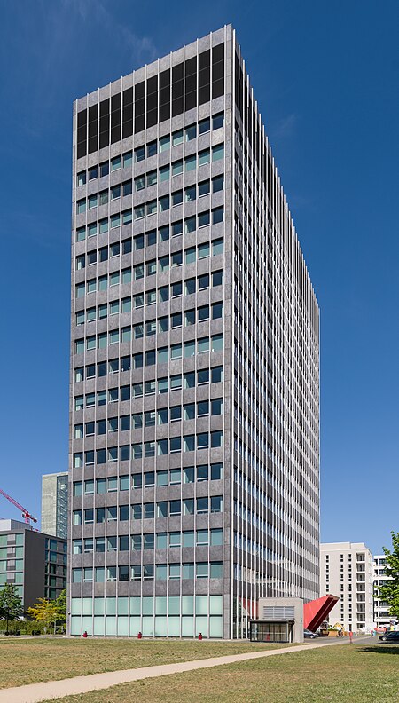 Campus Tower, Frankfurt, West view 20200425 1