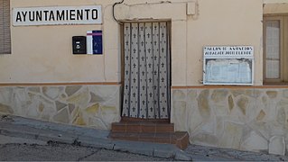 Albaladejo del Cuende human settlement in Cuenca Province, Castile-La Mancha, Spain