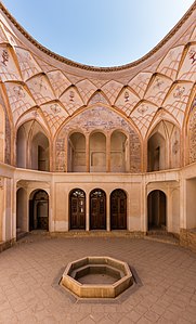 Casa histórica de Tabatabaeis, Kashan, Irán, 2016-09-19, DD 65