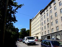 Castréninkatu vers Kaarlenkatu.