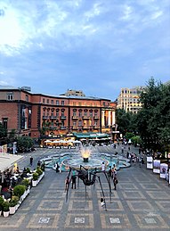 Charles Aznavour Square and Grand Hotel Yerevan.jpg