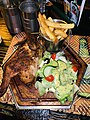 Chicken garden delight with crispy fries by Gwasheya