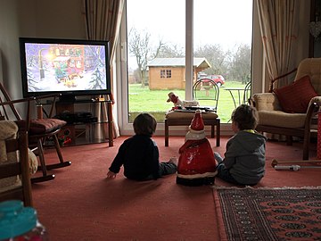 9 Polish boys watch children's TV