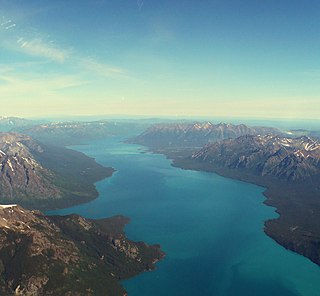 Tŝilhqox Biny Lake in British Columbia, Canada