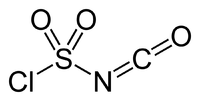 Structural formula of chlorosulfonyl isocyanate