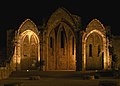 32 Church of the virgin of the burgh Rhodes 14th century night uploaded by Jebulon, nominated by Jebulon