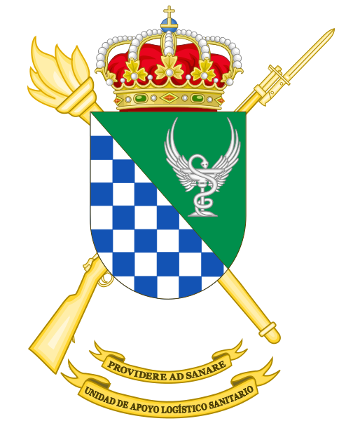 File:Coat of Arms of the Spanish Army Health Logistics Support Group.svg