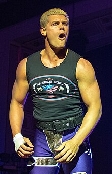 Cody Rhodes, who returned to WWE at the previous year's WrestleMania, competed for the Undisputed WWE Universal Championship at WrestleMania 39 in the main event of Night 2. Cody Rhodes November 2018.jpg