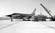 RB-58A with two component pod (TCP)