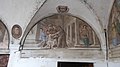 Affresco nella lunetta del portale al convento di Sant'Angelo