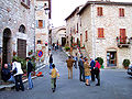 La piazza del paese