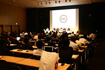 Seminario de Creative Commons Japan, en Tokio, 2007.