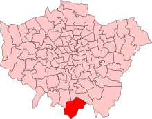 Croydon South 1974 Constituency.svg