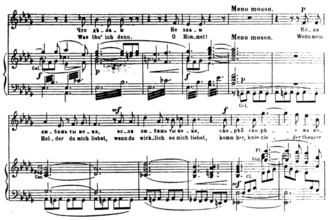 An excerpt of a piano-vocal score for Cesar Cui's opera William Ratcliff. Play CuiVil3 2p204.png