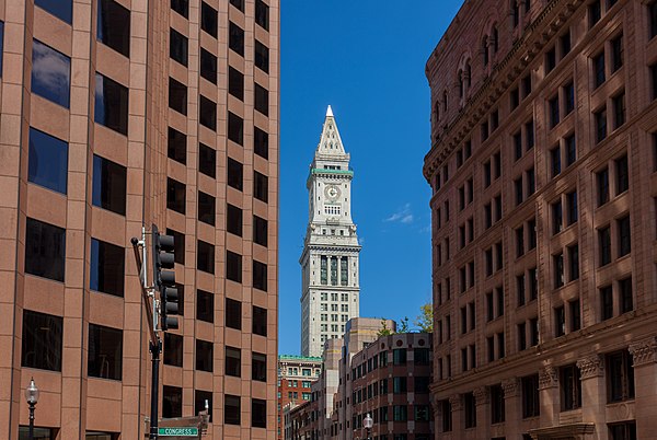 The Custom House Tower.