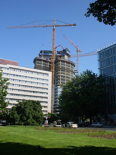 Düsseldorf Golzheim SkyOffice im Bau