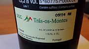 Miniatura para Trás-os-Montes (vino)