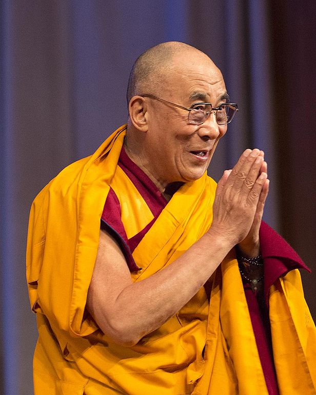 The Dalai Lama at MIT in October 2012