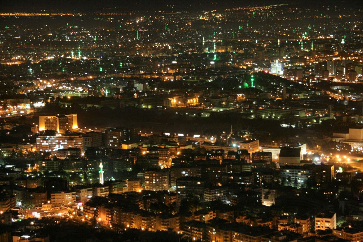 Ночной Дамаск