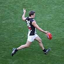 Leigh Matthews Trophy winner Dane Swan of Collingwood, the pre-match favourite to win the Norm Smith Medal. Dane Swan 2008.jpg