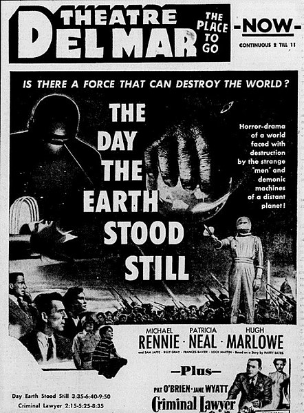 File:Del Mar Theatre Ad - 7 October 1951, Santa Cruz, CA.jpg