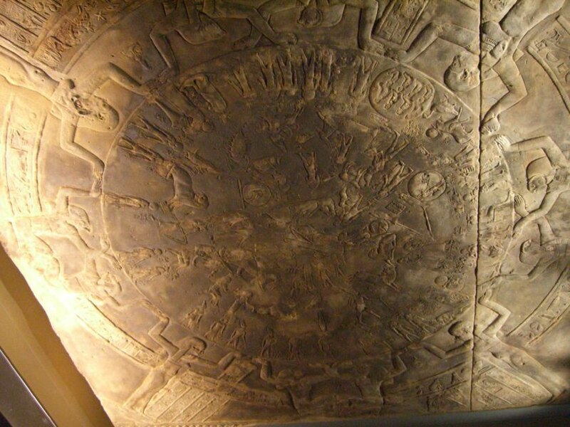 File:Dendera zodiac, Louvre.jpg