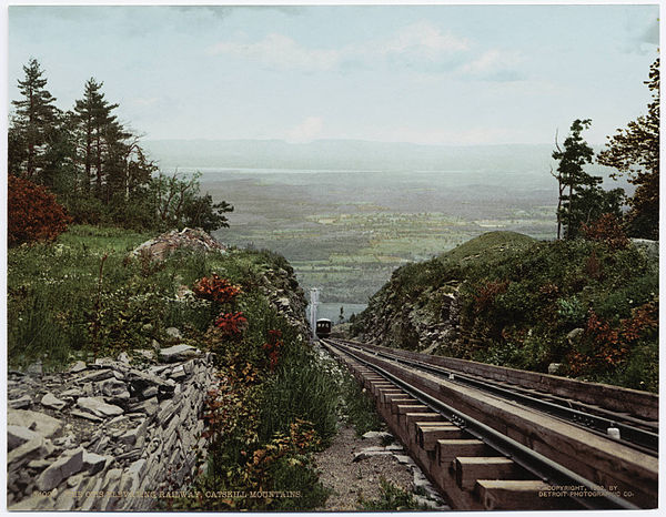 Otis Elevating Railway in Palenville, ca. 1900