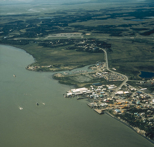 Aerial view of Dillingham