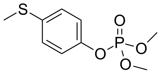 File:Dimethyl 4-(methylthio)phenyl phosphate.svg