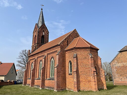 Dorfkirche Höfgen Südostansicht