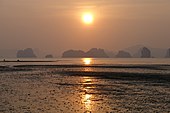 Sunset in Phang Nga Bay