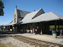 Dwight Il Dwight Chicago und Alton Railroad Depot3.JPG