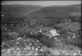 Widok na wzgórze Goetheanum i Dornach w październiku 1953 r.