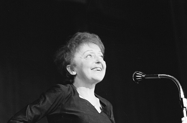 French chanson singer Édith Piaf was an influence in the song's composition.