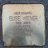 Elise Wiener - Oderfelder Strasse 23 (Hamburgo-Harvestehude) .Stolperstein.nnw.jpg