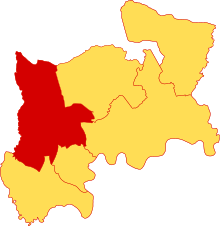 Location of the hundred in Middlesex. Elthorne Hundred in Middlesex.svg