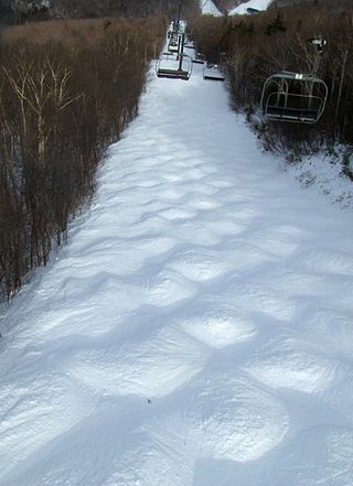 <span class="mw-page-title-main">Mogul skiing</span> Discipline of freestyle skiing