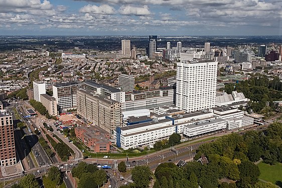 Erasmus University Medical Center, Rotterdam, Netherlands, view from Euromast tower